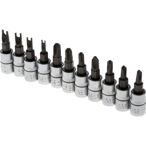 Jeu de douilles RS PRO 1/4 pouce Carré 11 pièces ( Prix pour 1 Jeu ) (1/2)