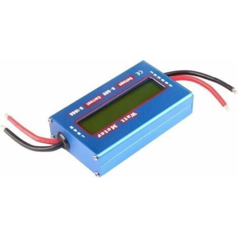 Solar Power Meter LCD Analyzer Wattmeter, DC LCD Screen 60V/100A High Precision Power Measurement Watt Meter - Blue (1/4)
