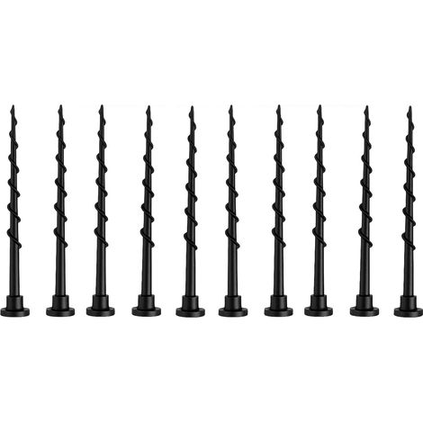 10 Pcs Charging Station Grounding for Lawnmower Ground Screw Compatible with Outdoor Lawn Mowing Robots Outdoor Camping Pegs (1/5)