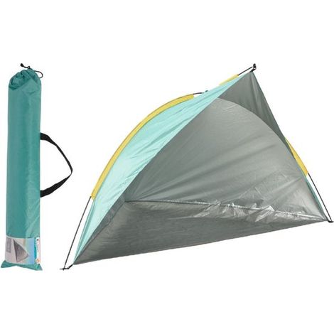 Abri de plage - 220 x 115 x 115 cm - Vert - UV50