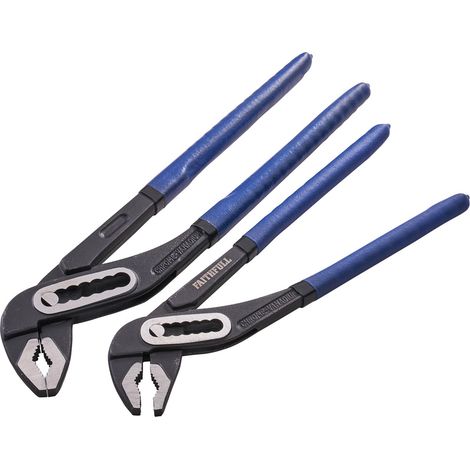 Faithfull Slip Joint Water Pump Pliers 250mm FAIPLWP10L and 300mm FAIPLWPTWIN (1/3)