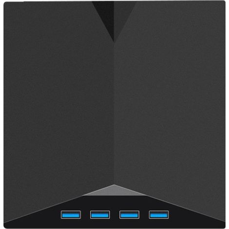 Lecteur Dvd Externe - Usb 3.0 Et Type-C - Pour Pc Windows 7 8 10 - Lecteur Carte Sd Tf Et Port Usb Supplementaire - Cd Rw Vcd - 1 Unite