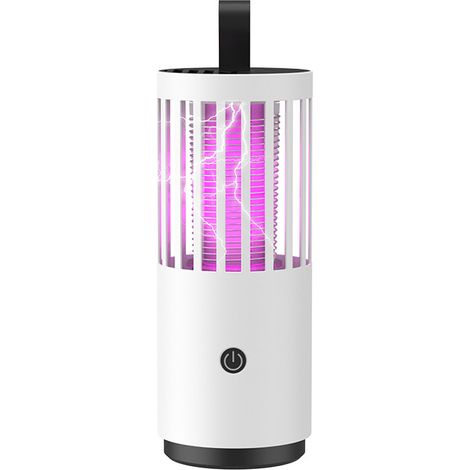 Lampe anti-moustiques, câble USB et prise secteur, tue-moustiques, mites et mouches des fruits grâce à un système électrique. (1/5)