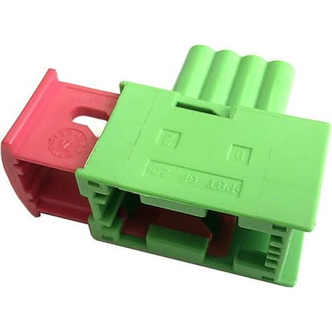 Connettore serie JPT maschio porta femmina 4 vie verde