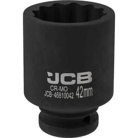 Adaptateur 3/4" 42mm à impact profond (12 embouts)