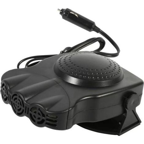 Chauffage de voiture, ventilateur de chauffage de voiture 12 V 150 W, ventilateur de chauffage de voiture, dégivrage de pare-brise de voiture, ne le croyez pas, chauffage en céramique noire (1/5)