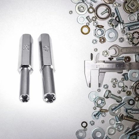 Verbessertes Gamebit-Schraubendreher-Set: 4,5-mm-Sicherheitsschraubendreher aus Edelstahl mit 3,8-mm-Bits zum Öffnen von NES-, SNES- und N64-Spielen. Enthält 3,8-mm- und 4,5-mm-Schraubendreherbits. (1/5)