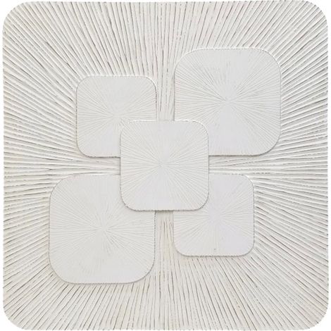 Decoracion Pared Mango Mdf 120X4X120 Blanco (1/2)