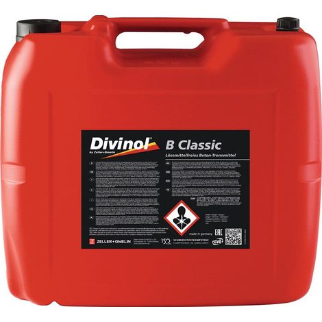 Agent de séparation pour béton B Classic incolore-jaunâtre, 30L bidon