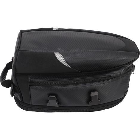 Sacoche arrière de moto étanche, extensible, de type sac à dos, avec sacoche de selle arrière d'une capacité de 14,5 à 18,5 L. (1/5)