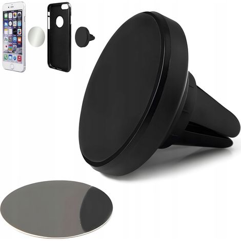 Supporto per telefono da auto con griglie e piastra magnetiche