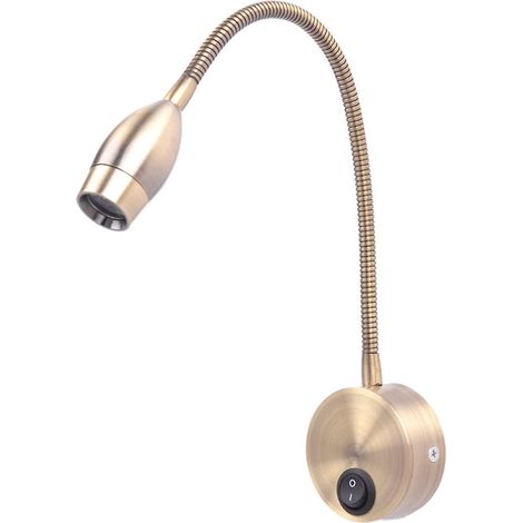 Lampe murale flexible, lampe de lecture, lampe de chevet avec interrupteur, lampe de lecture murale, cadeau (1/4)