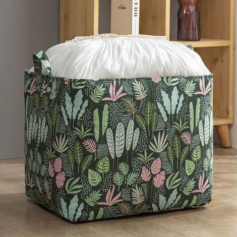Panier à vêtements sales de grande capacité, sac de rangement pour vêtements à cordon, portable, peu encombrant, 504070cm, panier de rangement (1/5)