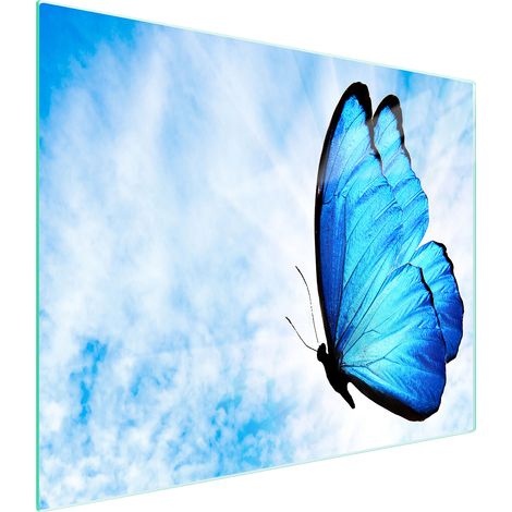 Glasschneidebrett 52x30 Schmetterling