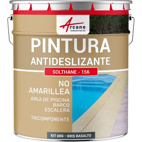 Pintura antideslizante exterior: para suelos y borde de piscina - SOLTHANE - 156
