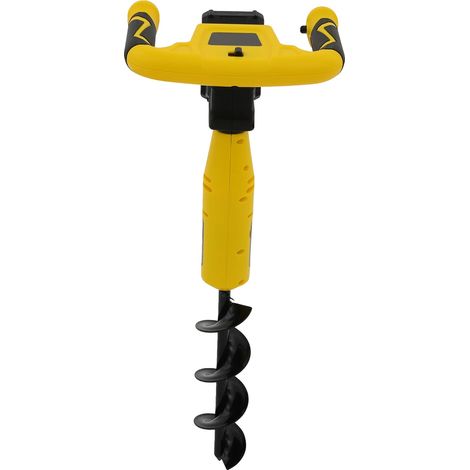 Perceuse de jardin électrique sans fil, rechargeable, facile à utiliser, Jaune, 645mm, 80mm (1/2)