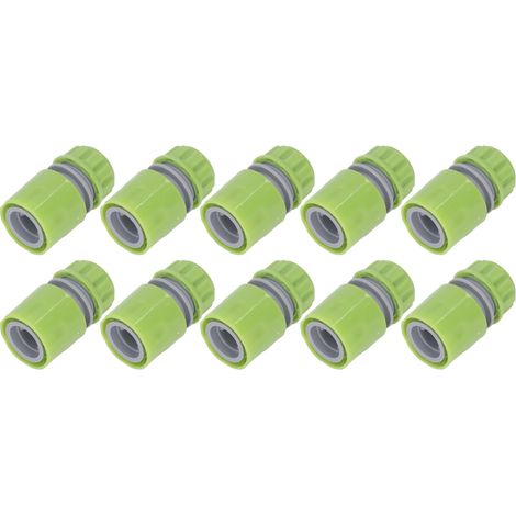 Lot de 10 raccords rapides G1/2 pour tuyau d'arrosage 4/4, connecteurs en plastique type tétine, adaptateurs pour pistolet à eau et tuyau d'eau (1/5)