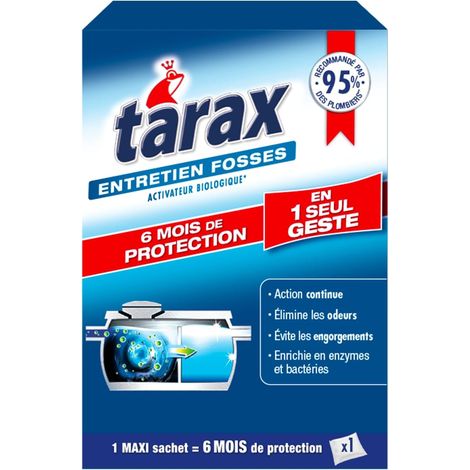 Traitement Fosses Septiques 6 Mois - Élimine les Mauvaises Odeurs & Prévient les Engorgements - Activateur Fosse Septique à Base d'Enzymes et Bactéries - Action Continue - 1 Maxi Sachet (1/5)
