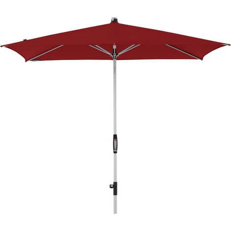 Knirps Sonnenschirm / Kurbelschirm "Automatic" mit Höhenverstellung, 230 x 150 cm, bordeaux, Bezug aus 100% Polyester, Gestell aus Aluminium, Streben aus Stahl, 7,1 kg