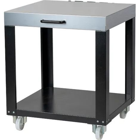Carrelli e supporti multiuso con piano in acciaio inox Rossofuoco - Carrello cucina multiuso modulare (1/5)