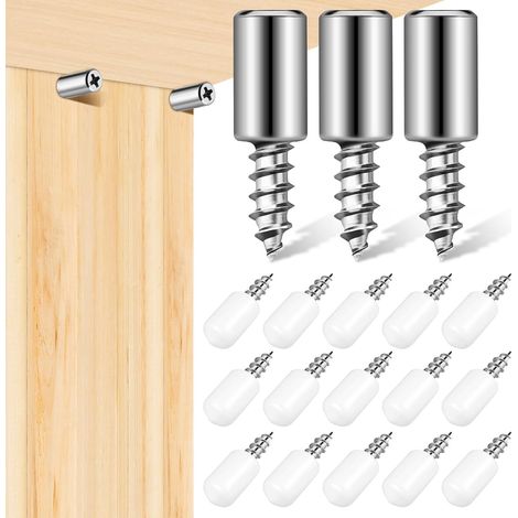 supports d étagère métalliques avec vis autotaraudeuses et (1/5)