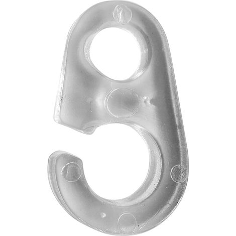 set composto da 8 ganci per anello ferro diametro 7mm