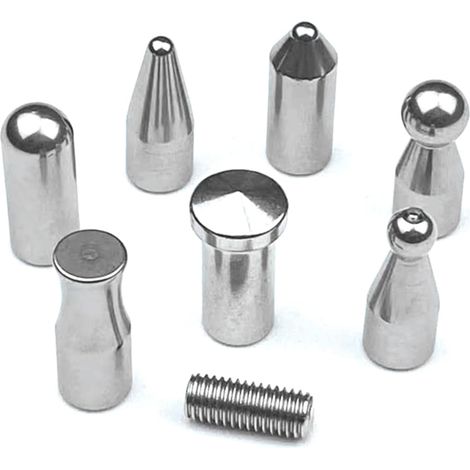 Conseils de réparation de bosses, outils de débosselage, kits de réparation de carrosserie de voiture, pointes de stylo en acier inoxydable (1/4)