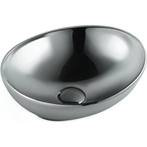 Mexen Elza Aufsatzwaschbecken 40 x 33 cm, Silber - 21014087 (1/2)