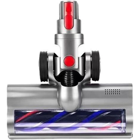 Tête de balai électrique pour aspirateurs Dyson V15 / V7 / V8 / V10 / V11, double rouleau, brosse universelle, accessoire de nettoyage électrique avec réservoir d'eau amovible et 12 lingettes réutilis (1/4)