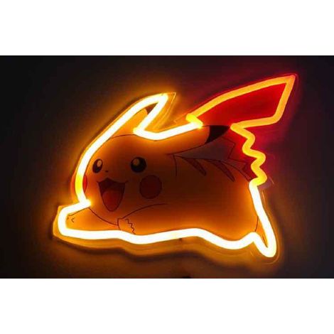 Teknofun Pikachu LED Lampe Gelb 28,5 x 16,5 cm