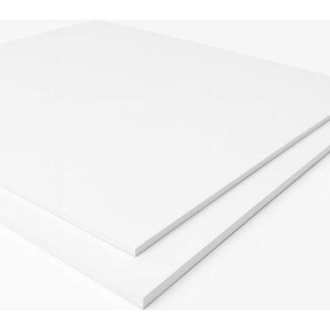 1 Plaque PVC Rigide Blanc, 900x300mm, Épaisseur 1mm, Résistant UV, Pour Bricolage Et Décoration Intérieure (1/5)
