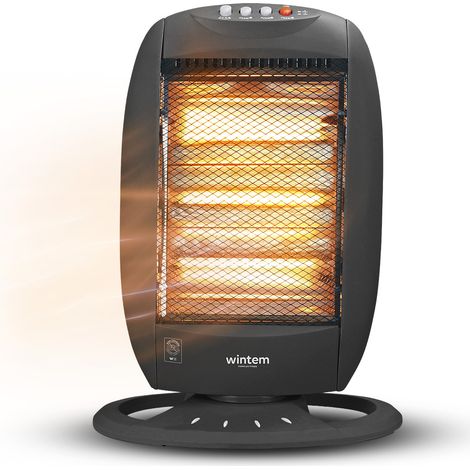 Tuck Stufa Alogena 1200w – 3 Elementi E Oscillazione Automatica (1/5)