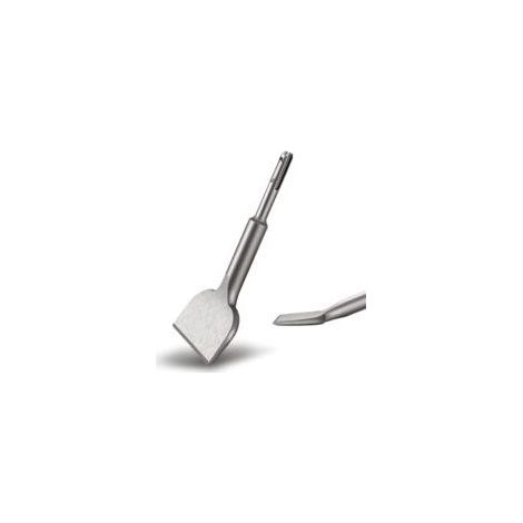 Burin SDS PLUS Carrelage, Ciseau à Carrelage 165mm x 75mm Haute Qualité Nouvellement Améliorés, Burin pour Carreleur, Ciseau à Tuiles Courbé Ciselé pour Céramique et Carreaux de Sol (1/5)