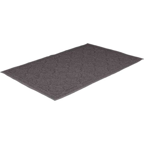 Pvc XXL Toilettensitzmatte 60×90cm anthrazit