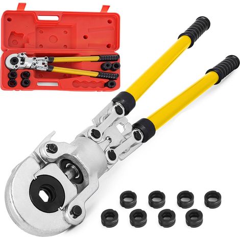 Pince à sertir pour tubes composites Pex-Al-Pex 16-32mm, compatible TH25/TH32, outil de pressage pour raccords. (1/5)