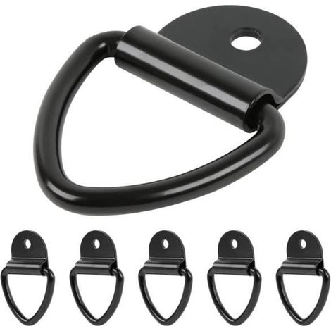 Anneau Arrimage pour Remorques Crochet Cargo V Ring Bolt on pour Camion - Blanc (1/4)
