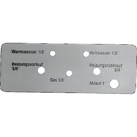 Wolf Montageschablone UP -kostenlos- - 8600064