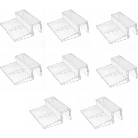 Ensemble de 8 couvercles transparents pour aquarium, accessoires de protection et d'organisation pour aquariums.-AquaForge (1/5)