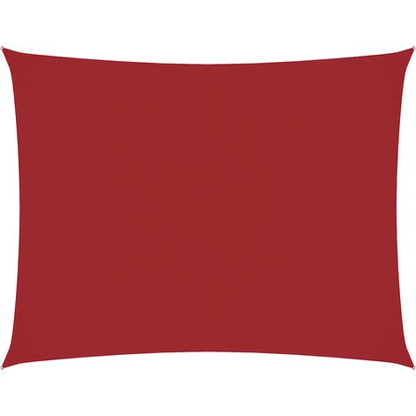 Sonnensegel Oxford-Gewebe Rechteckig 4x5 m Rot vidaXL (1/5)