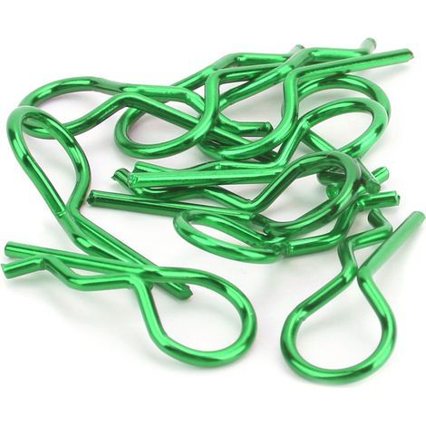 Attache de carrosserie en forme de R pour modèles RC 1/5 à 1/10, clip de fixation, disponible en vert (1/5)
