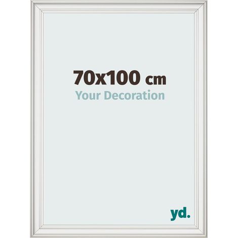 yd. - Cadre photo 70x100 - Blanc Patine - MDF - Lazio