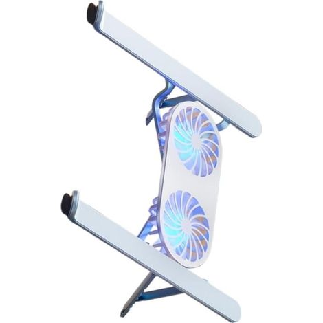 Support de refroidissement portable pour ordinateur portable avec 6 hauteurs réglables pour garder votre ordinateur portable au frais et des performances stables (1/5)