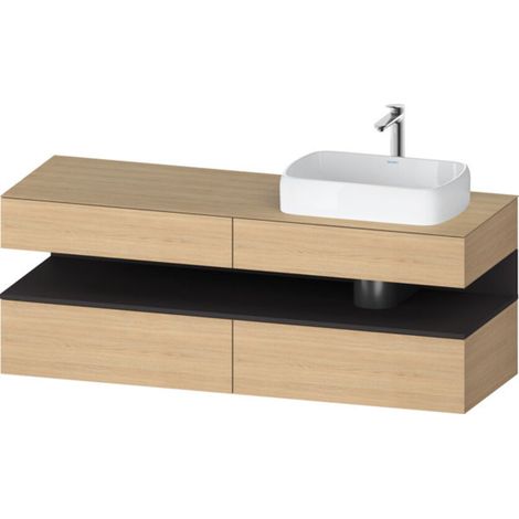 Duravit Collection One Meuble sous-vasque sur console, 2 tiroirs,