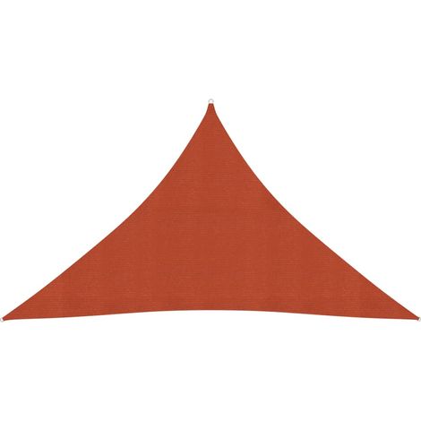 Voile d'ombrage - Toile d'ombrage - Auvent Imperméable - UV Protection pour Jardin Terrasse - 160 g/m² Terre cuite 3,5x3,5x4,9 m PEHD XDNXN76719 (1/5)