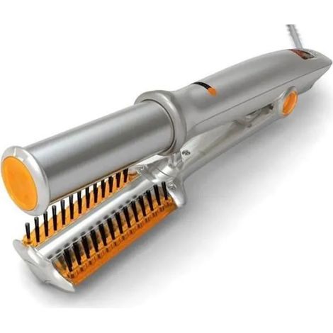 3PCS Hair Straightener Curling and Straight Hairdressing Tools Fer à friser et à lisser électrique (1/4)