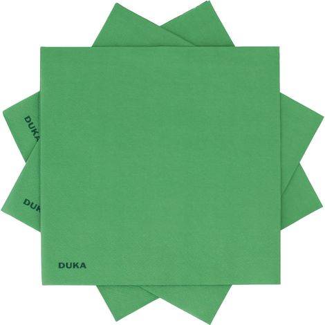 Tovaglioli di carta decorativi Mononord 33x33cm 20 pezzi verde chiaro duka (1/3)