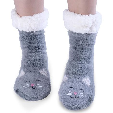 Padded non-slip mid-calf socks (1/5)