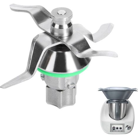 Rubberskin Couteau Lame de Rechange pour Thermomix TM5 de Vorwerk, TM5 en Acier Inoxydable Mélangeur de Remplacement Robot Cuisine.. (1/5)