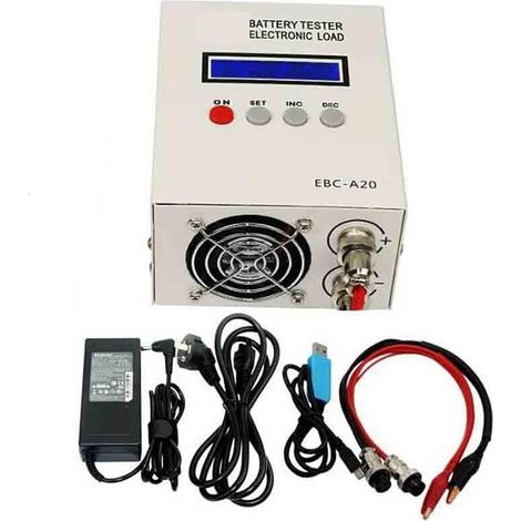 Testeur de capacité de Batterie EBC-A20 testeur de capacité de Batterie Lithium Plomb-Acide Lithium Fer ternaire Charge et décharge Instrument 5A Charge 20A décharge (1/4)