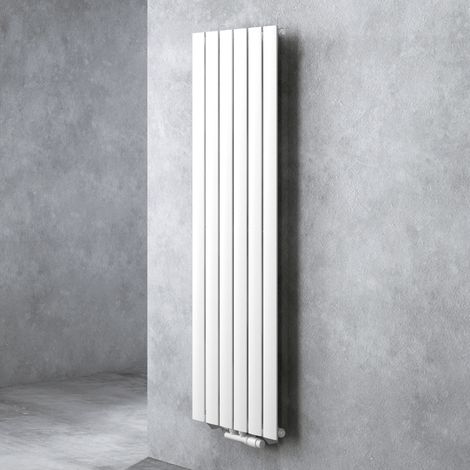 Doporro – Radiateur vertical à eau chaude 160x46cm – Acier inoxydable 810W – Connexion centrale – Antirouille et haute conductivité thermique